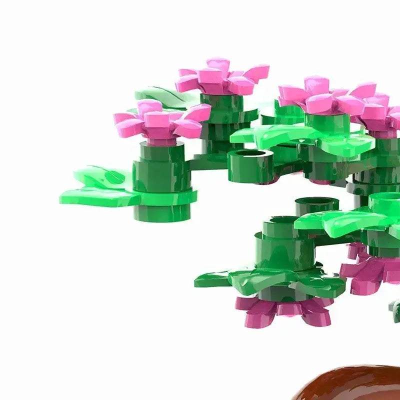 MOC MOC Lego Compatible Bonsai Tree Building Blocks Diy Desktop Decor - ToylandEU