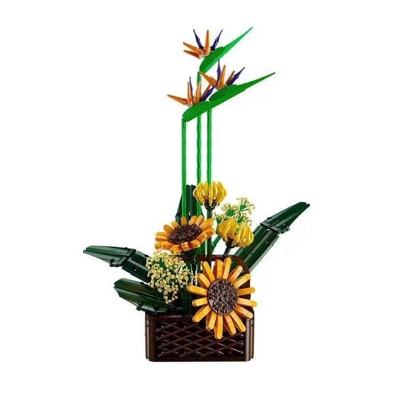 MOC MOC Lego Compatible Building Blocks Flower Set For Kids - ToylandEU