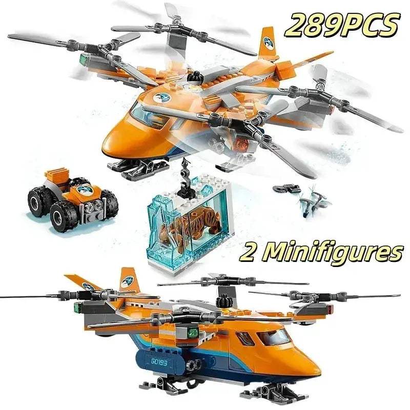 MOC MOC Lego Compatible Building Blocks For City Jungle Helicopter Play - ToylandEU