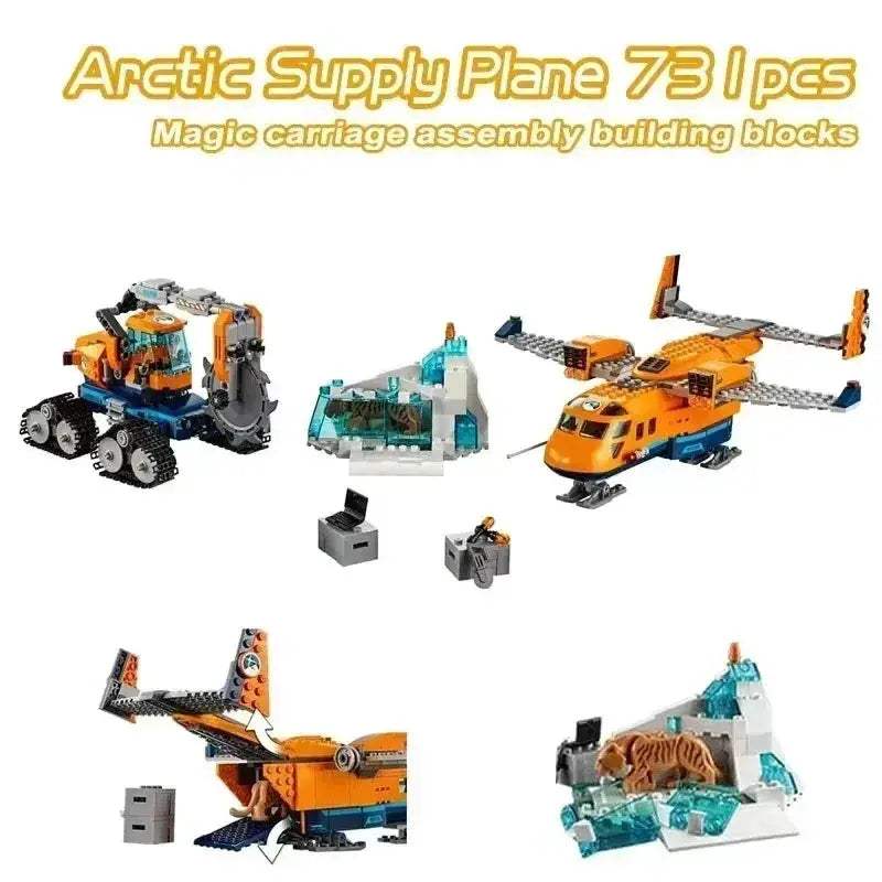 MOC MOC Lego Compatible Building Blocks For City Jungle Helicopter Play - ToylandEU