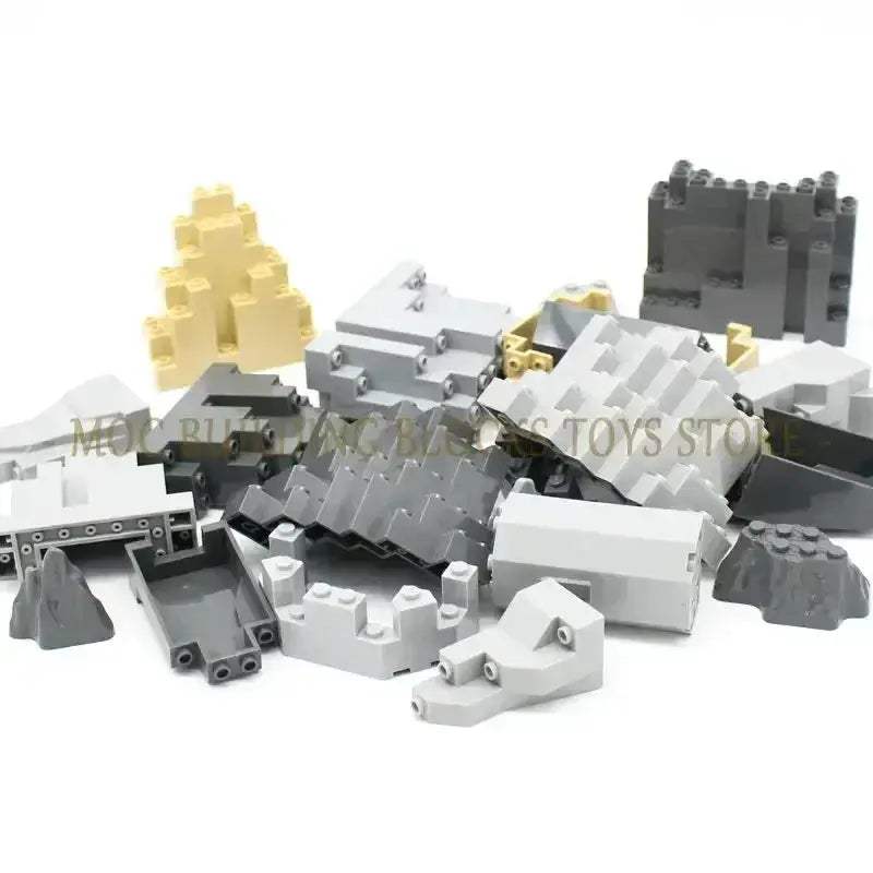 MOC MOC Lego Compatible Building Blocks Mountain Rampart Set - ToylandEU