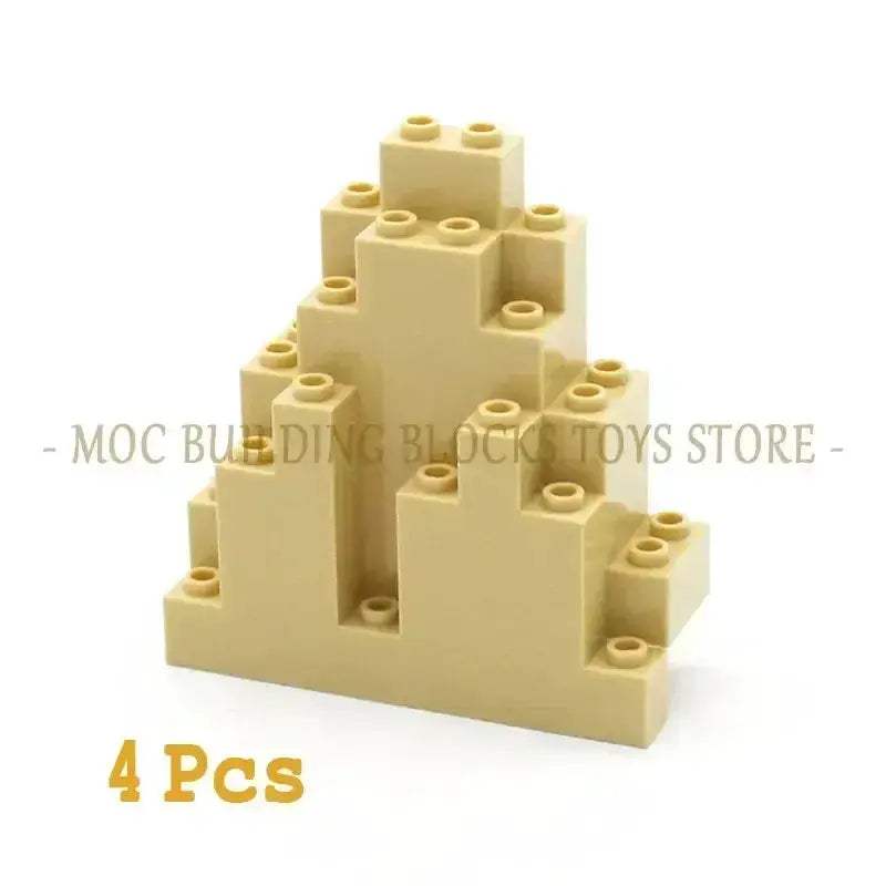 MOC MOC Lego Compatible Building Blocks Mountain Rampart Set - ToylandEU