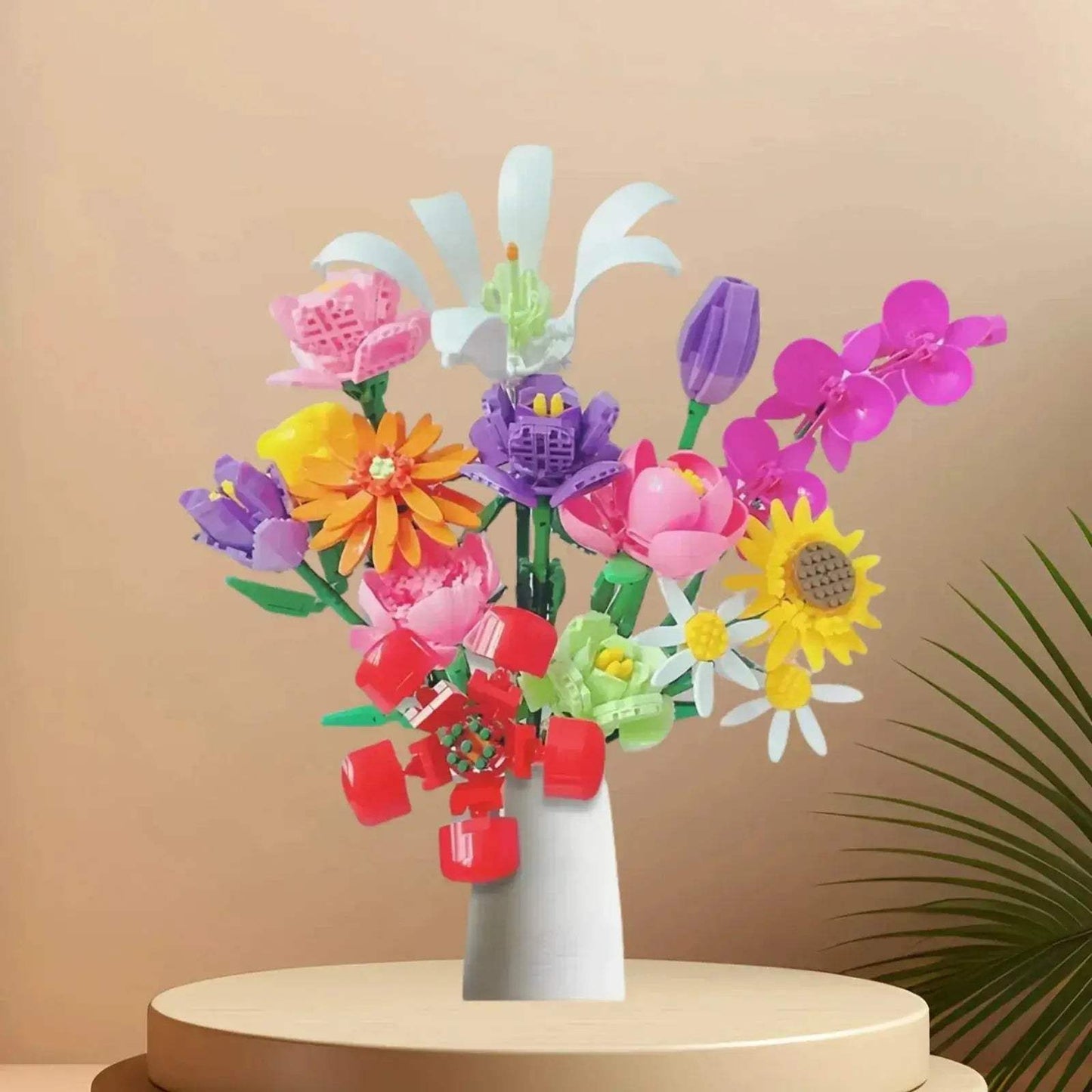 MOC MOC Lego Compatible Building Blocks Potted Plant Bouquet Set Gift - ToylandEU