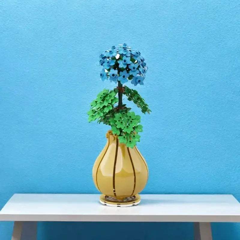 MOC MOC Lego Compatible Hydrangea Flower MOC Educational Building Blocks Toy - ToylandEU