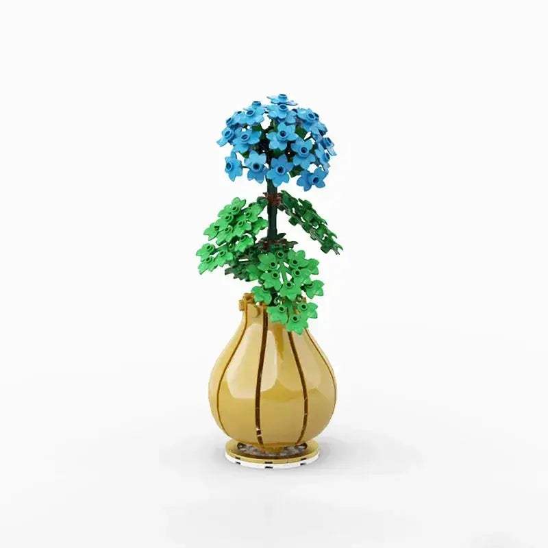 MOC MOC Lego Compatible Hydrangea Flower MOC Educational Building Blocks Toy - ToylandEU