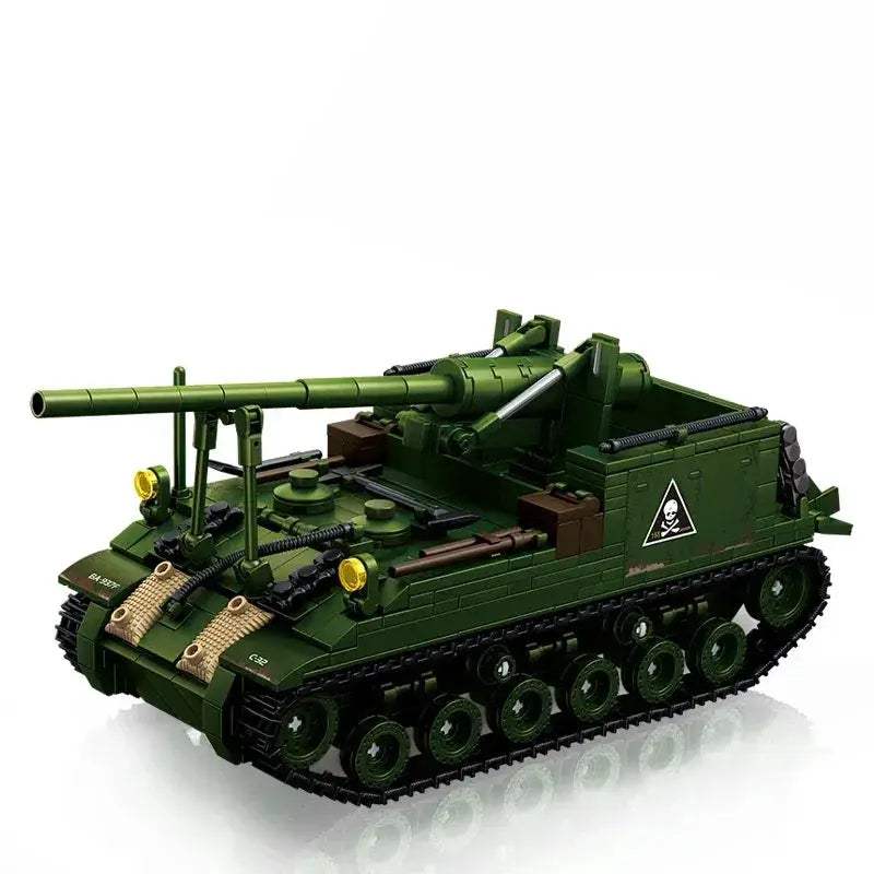 MOC MOC Lego Compatible Military Tank Building Blocks Set For Kids - ToylandEU