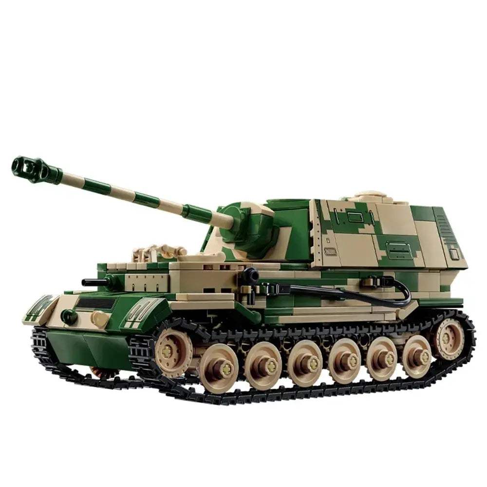 MOC MOC Lego Compatible Military Tank Building Blocks Set For Kids - ToylandEU