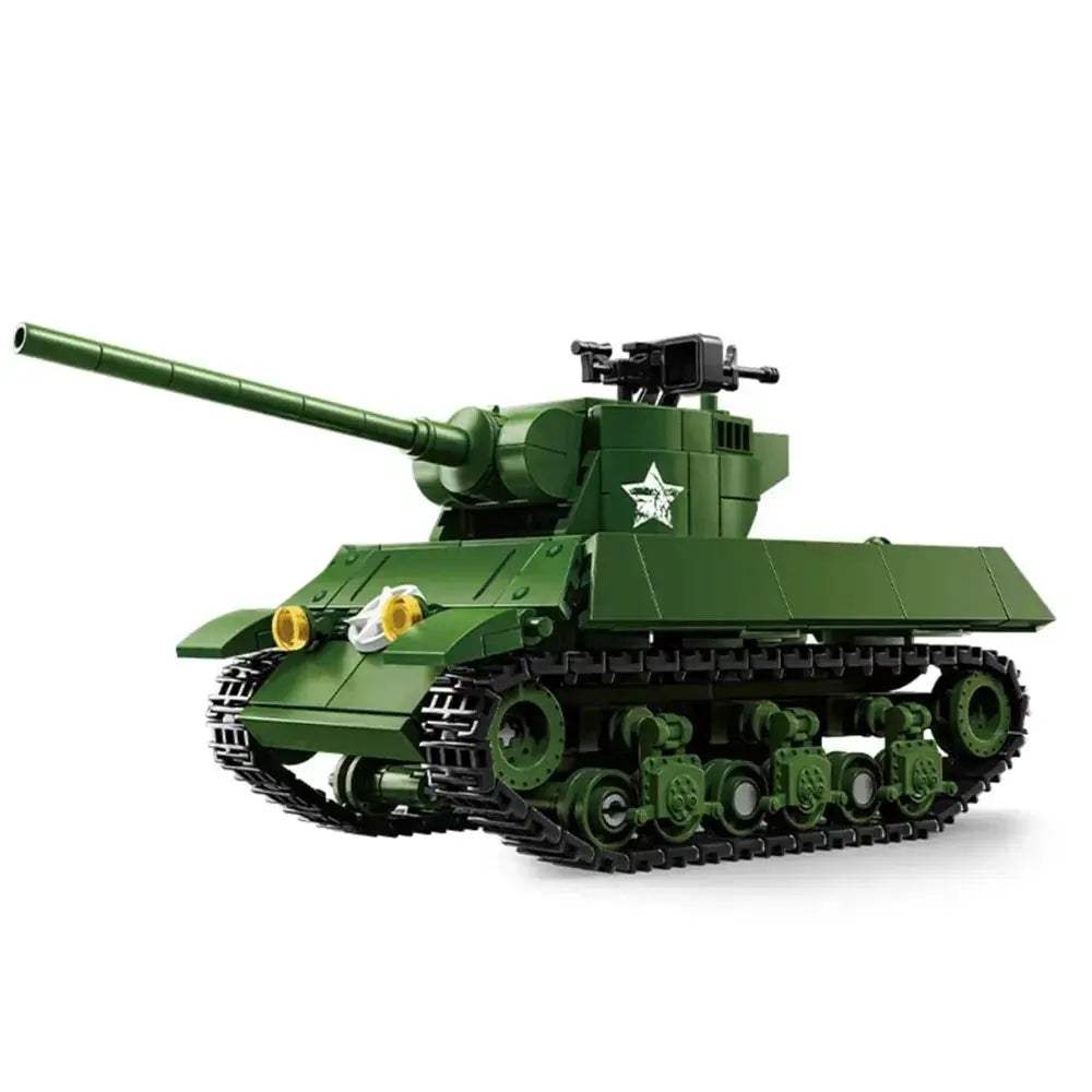 MOC MOC Lego Compatible Military Tank Building Blocks Set For Kids - ToylandEU
