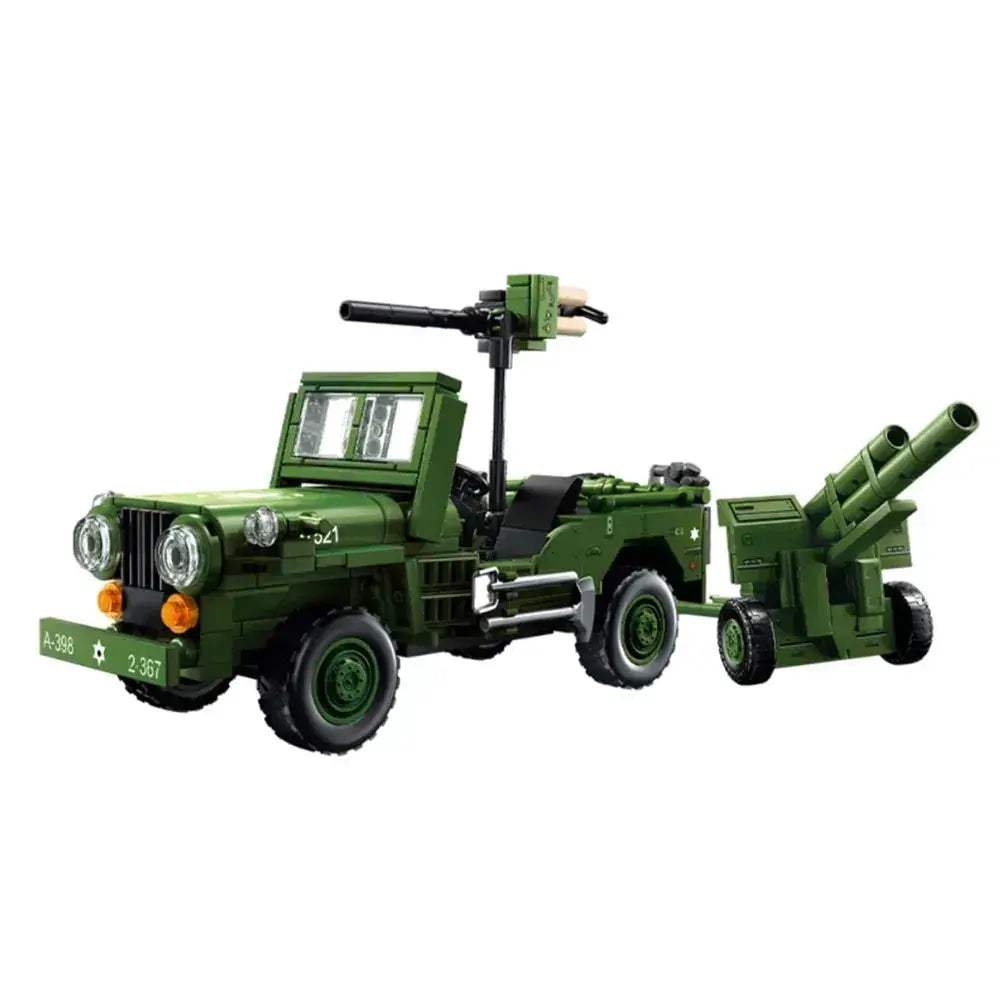 MOC MOC Lego Compatible Military Tank Building Blocks Set For Kids - ToylandEU