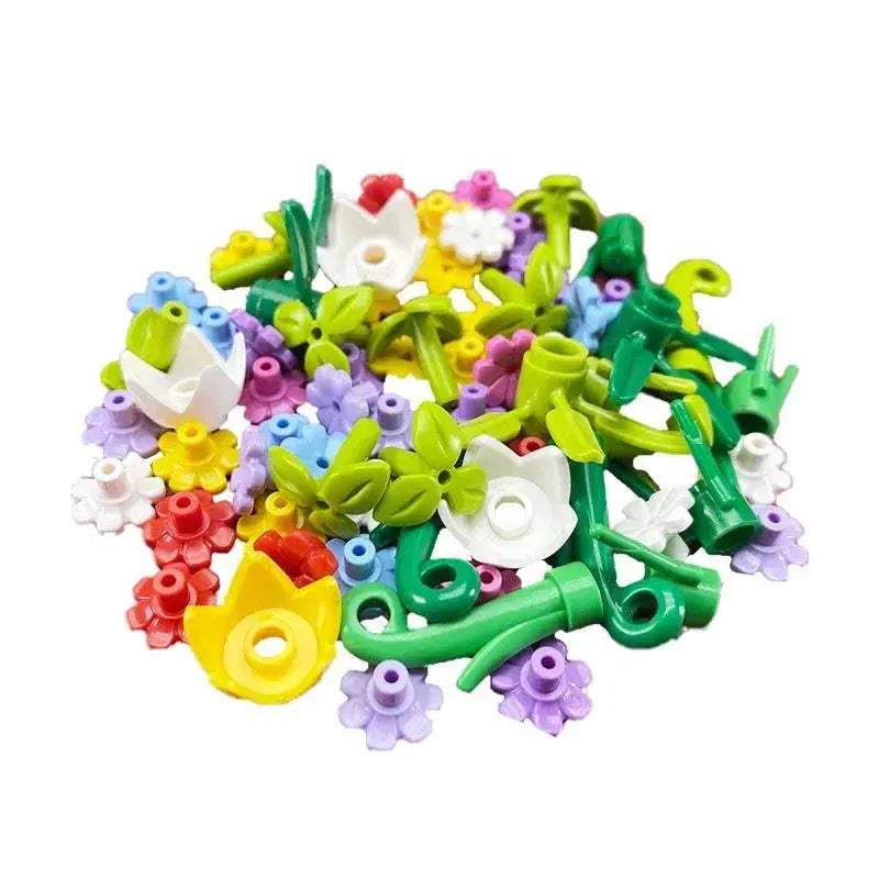 MOC MOC Lego Compatible Tree Plant Building Blocks Garden Set - ToylandEU
