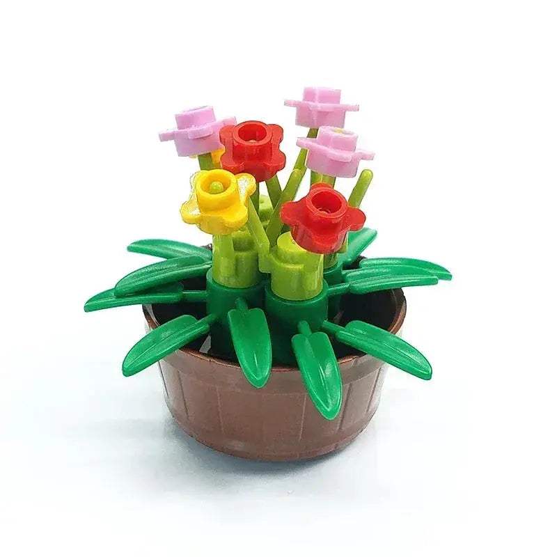 MOC MOC Lego Compatible Tree Plant Building Blocks Garden Set - ToylandEU