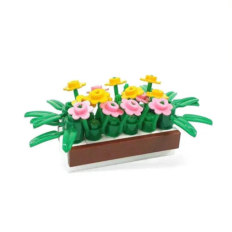 MOC MOC Lego Compatible Tree Plant Building Blocks Garden Set - ToylandEU