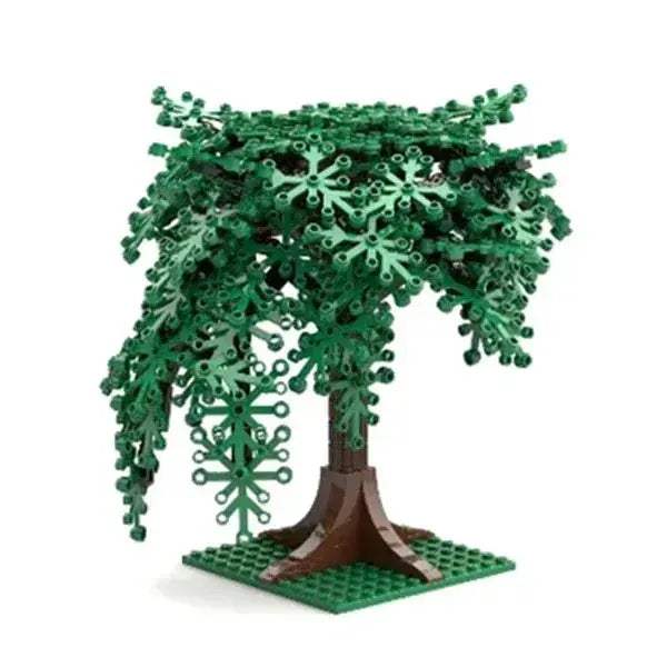 MOC MOC Lego Compatible Tree Plant Building Blocks Garden Set - ToylandEU