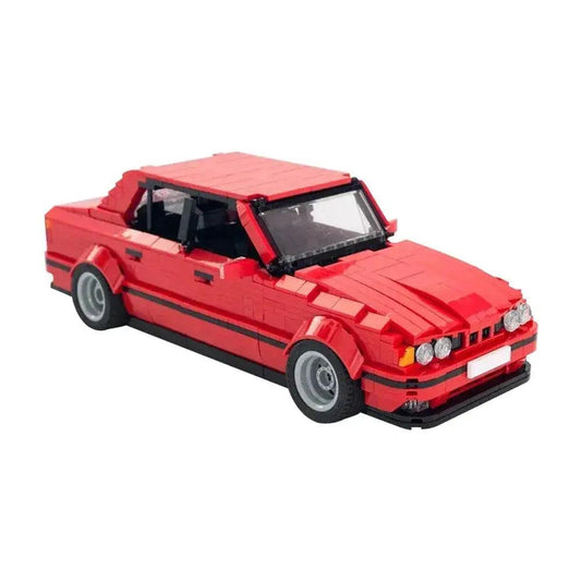  MOC MOC M5 E34 Sports Car Model Building Blocks Red Supercar Building Bricks MOC -  ToylandEU™