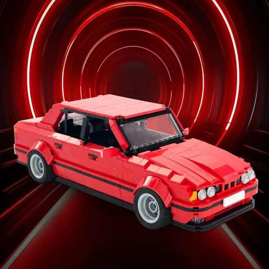  MOC MOC M5 E34 Sports Car Model Building Blocks Red Supercar Building Bricks MOC -  ToylandEU™