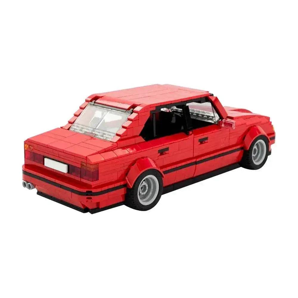  MOC MOC M5 E34 Sports Car Model Building Blocks Red Supercar Building Bricks MOC -  ToylandEU™