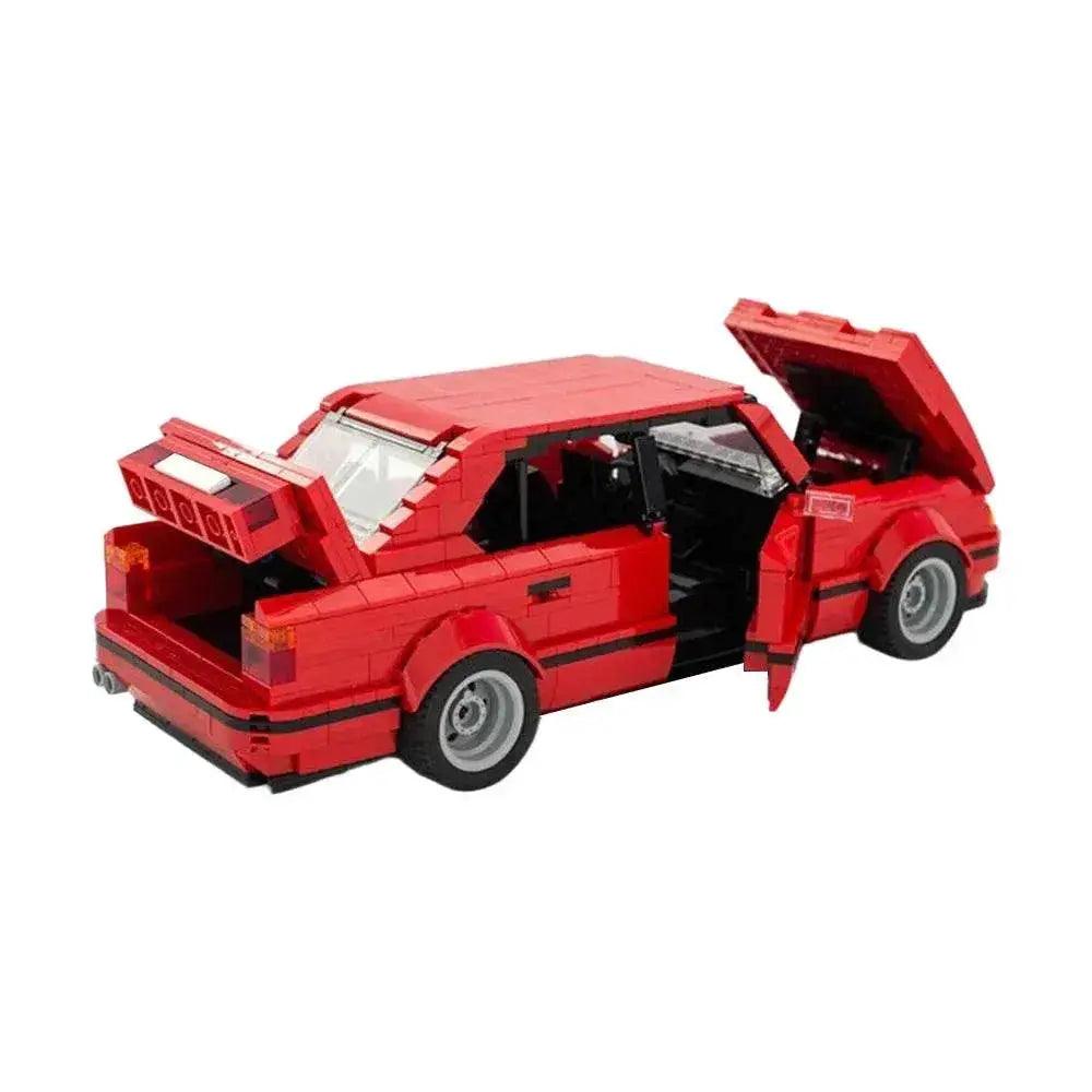  MOC MOC M5 E34 Sports Car Model Building Blocks Red Supercar Building Bricks MOC -  ToylandEU™