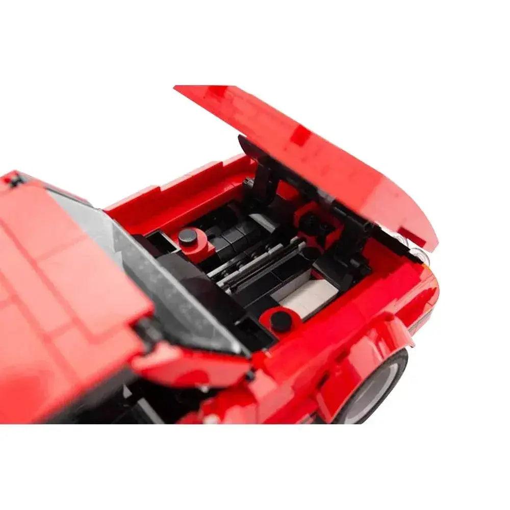  MOC MOC M5 E34 Sports Car Model Building Blocks Red Supercar Building Bricks MOC -  ToylandEU™