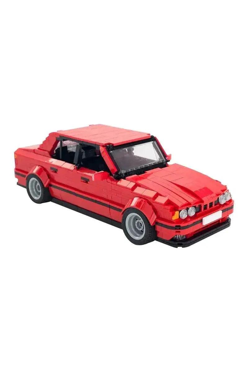  MOC MOC M5 E34 Sports Car Model Building Blocks Red Supercar Building Bricks MOC -  ToylandEU™