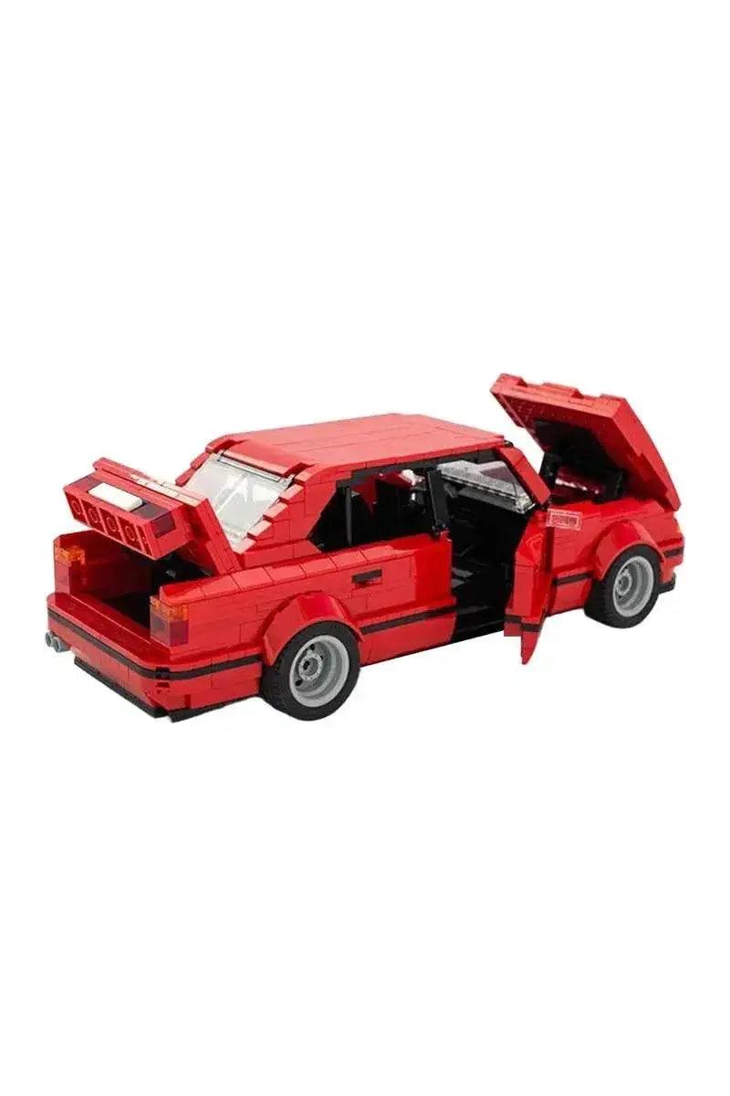  MOC MOC M5 E34 Sports Car Model Building Blocks Red Supercar Building Bricks MOC -  ToylandEU™