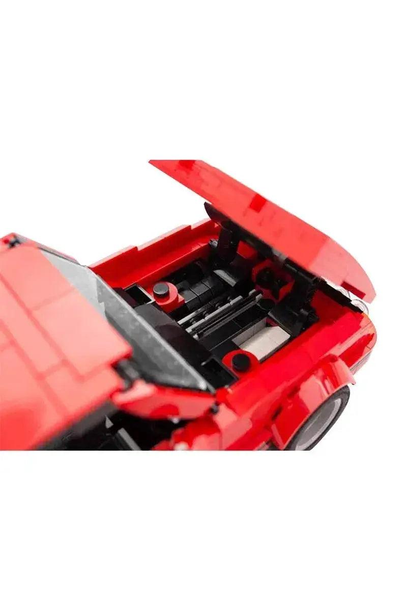  MOC MOC M5 E34 Sports Car Model Building Blocks Red Supercar Building Bricks MOC -  ToylandEU™