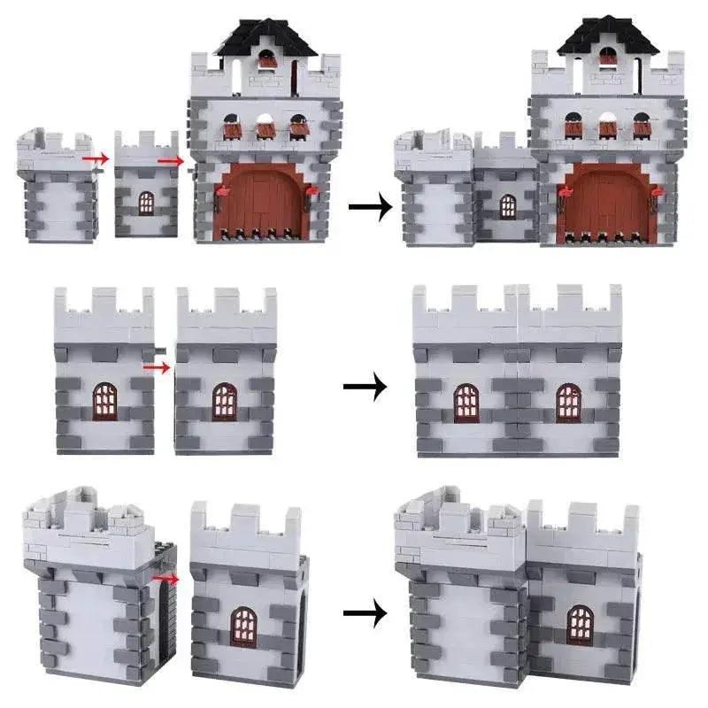  MOC MOC Medieval Castle Burg Building Blocks Set for Boys Gift Building Bricks MOC -  ToylandEU™