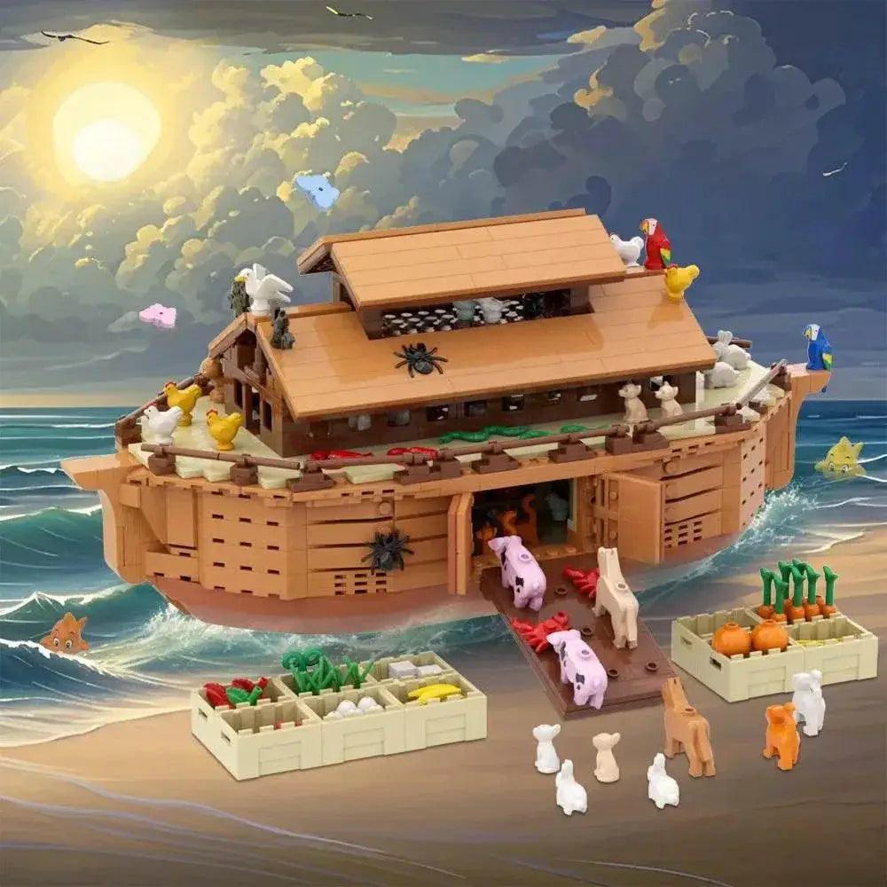  MOC MOC Medieval Noah's Ark Ship Model Building Blocks Gift Building Bricks MOC -  ToylandEU™
