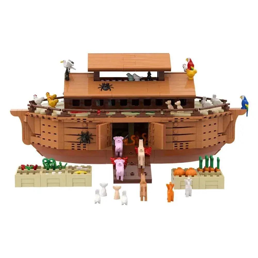  MOC MOC Medieval Noah's Ark Ship Model Building Blocks Gift Building Bricks MOC -  ToylandEU™