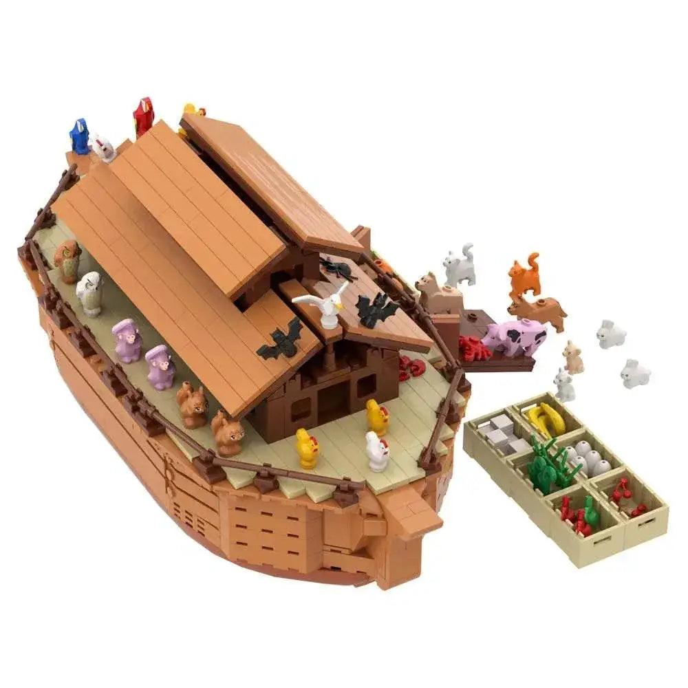  MOC MOC Medieval Noah's Ark Ship Model Building Blocks Gift Building Bricks MOC -  ToylandEU™