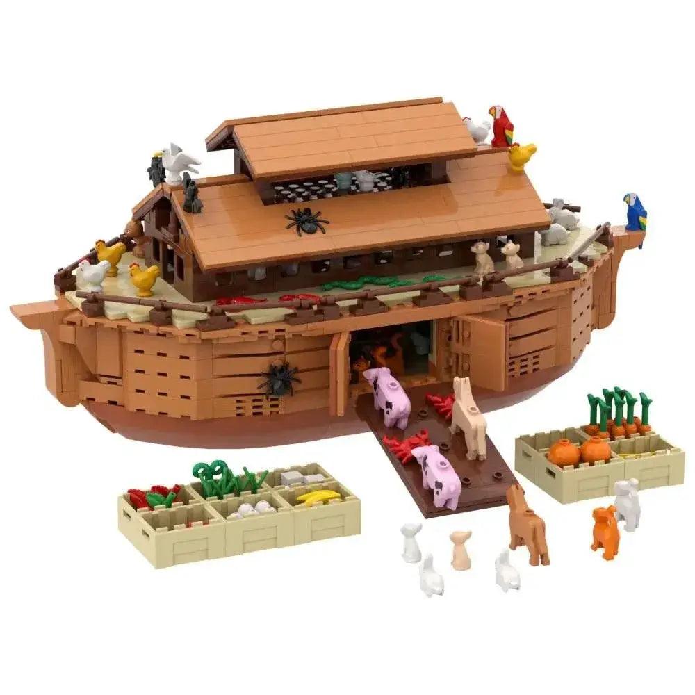  MOC MOC Medieval Noah's Ark Ship Model Building Blocks Gift Building Bricks MOC -  ToylandEU™