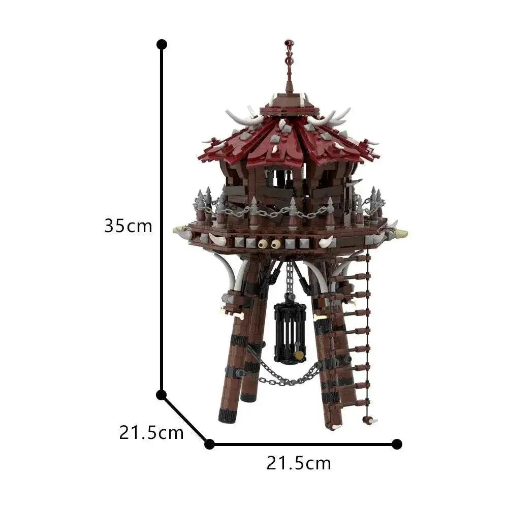  MOC MOC Medieval Orc Archery Tower Model Building Blocks Gift Building Bricks MOC -  ToylandEU™