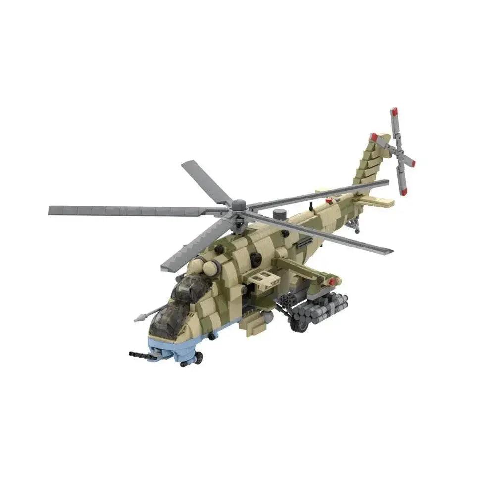  MOC MOC Mil-Mi35M Fighter Model Building Blocks Brick Building Bricks MOC Gift -  ToylandEU™