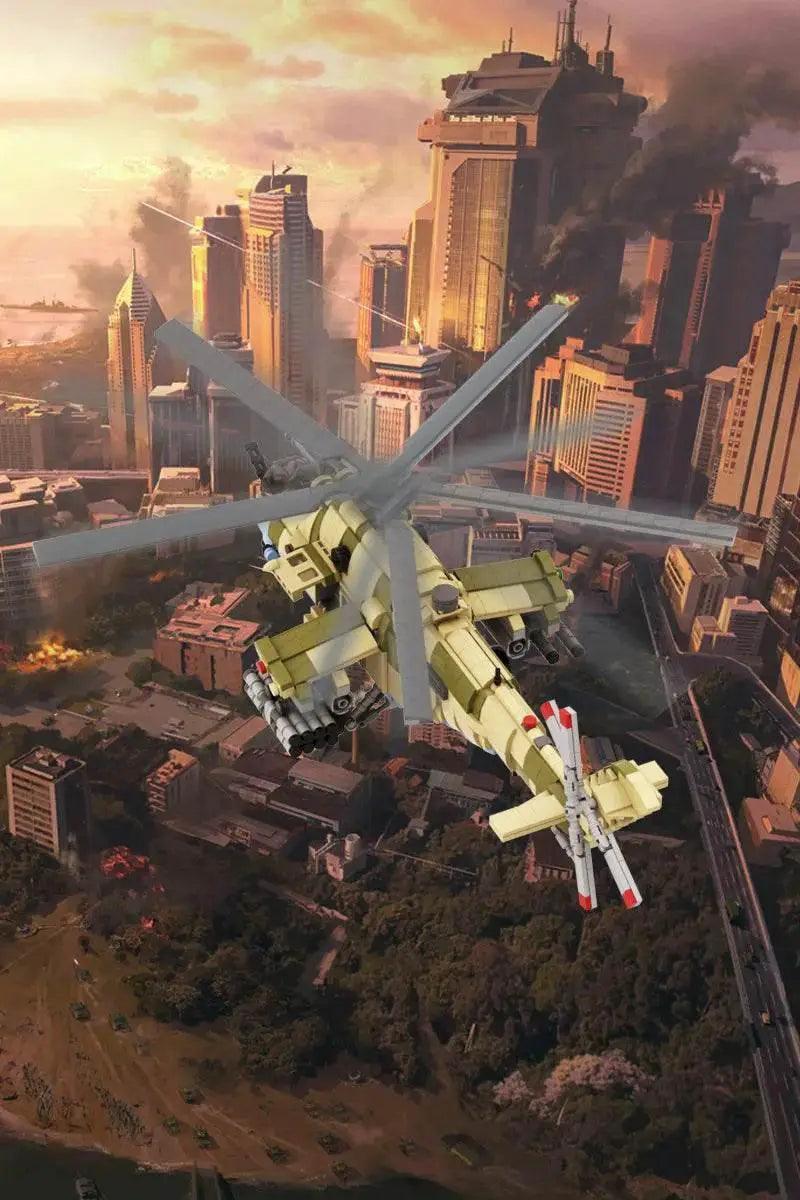  MOC MOC Mil-Mi35M Fighter Model Building Blocks Brick Building Bricks MOC Gift -  ToylandEU™