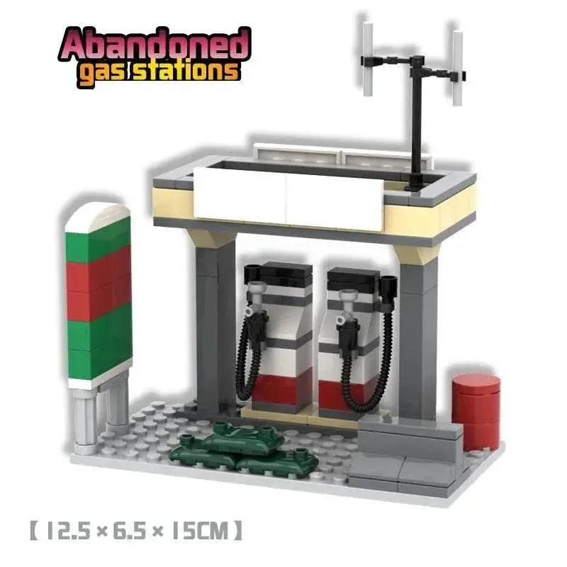  MOC MOC Military Base Building Blocks Kit Gas Station Watchtower Building Bricks MOC -  ToylandEU™