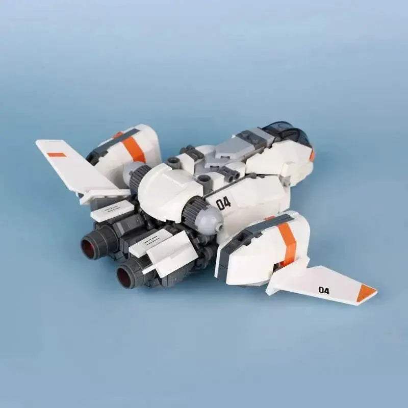 MOC Military Fighter Building Blocks Kit Combat Robots Gift Building Bricks MOC - ToylandEU