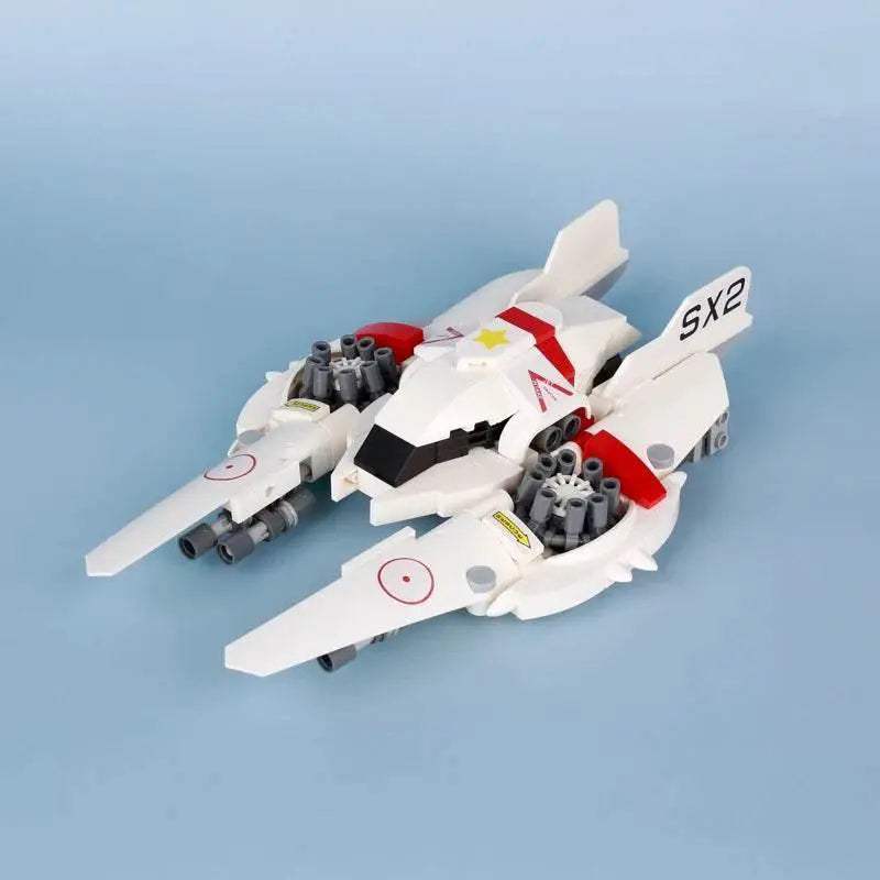 MOC Military Fighter Building Blocks Kit Combat Robots Gift Building Bricks MOC - ToylandEU