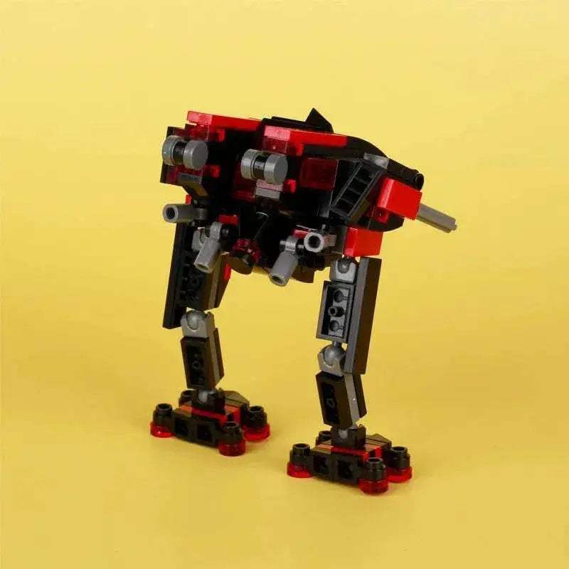 MOC Military Fighter Building Blocks Kit Combat Robots Gift Building Bricks MOC - ToylandEU