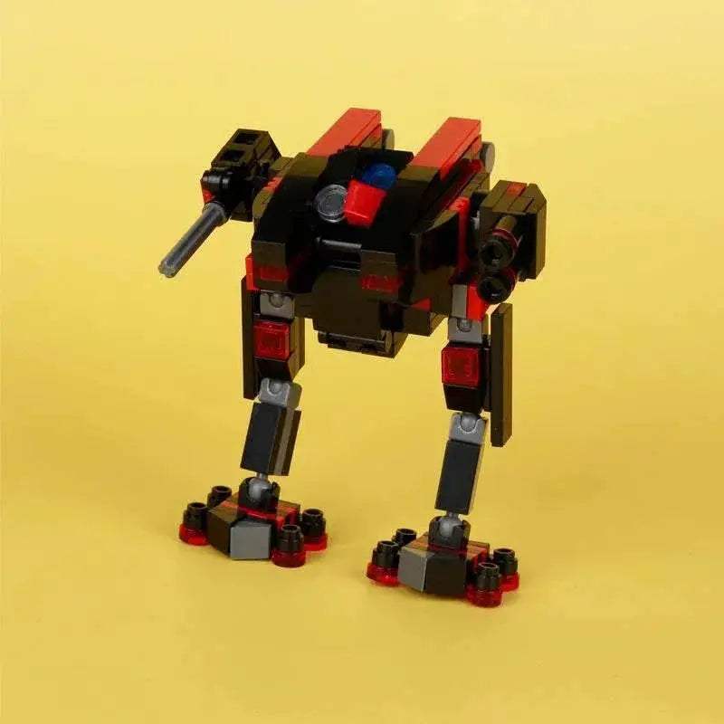 MOC Military Fighter Building Blocks Kit Combat Robots Gift Building Bricks MOC - ToylandEU