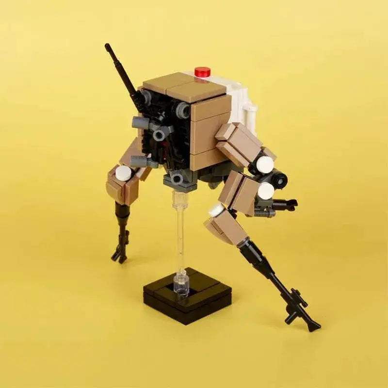 MOC Military Fighter Building Blocks Kit Combat Robots Gift Building Bricks MOC - ToylandEU