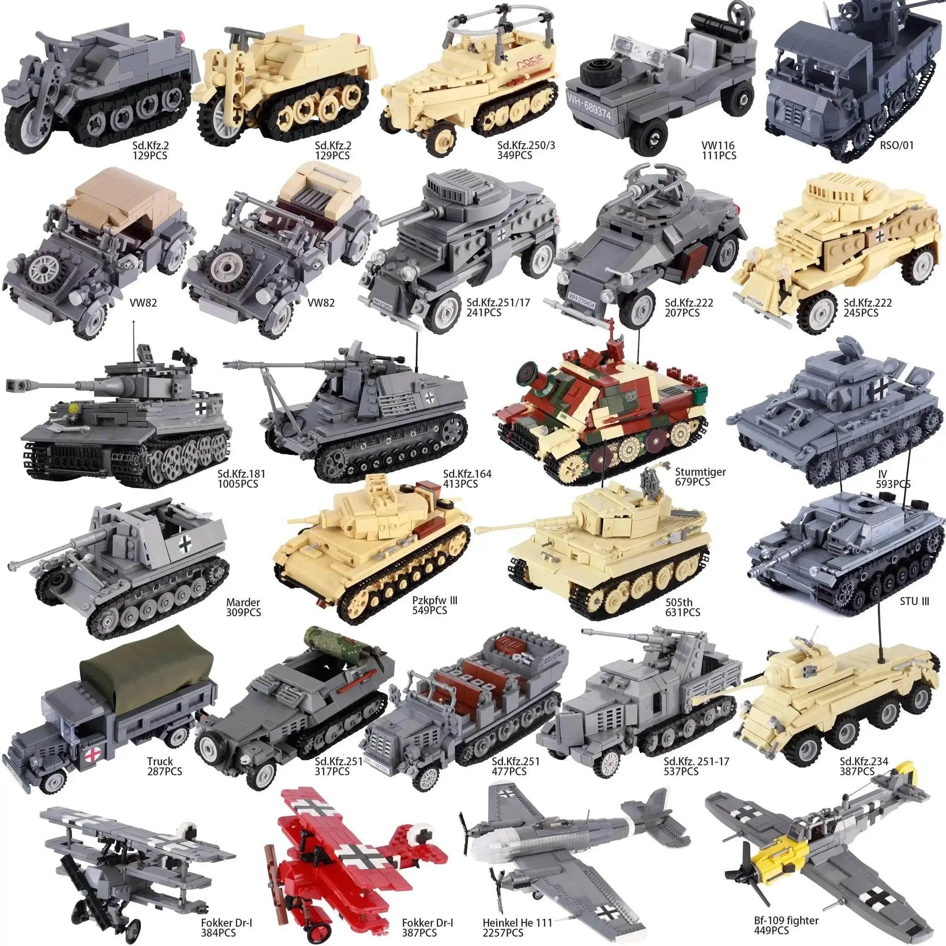  MOC MOC Military Main Battle Tank Building Blocks WW2 Vehicle Gift Building Bricks MOC -  ToylandEU™