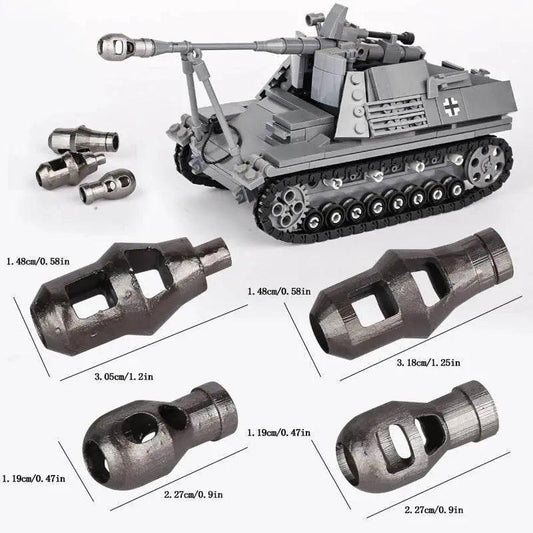  MOC MOC Military Main Battle Tank Building Blocks WW2 Vehicle Gift Building Bricks MOC -  ToylandEU™