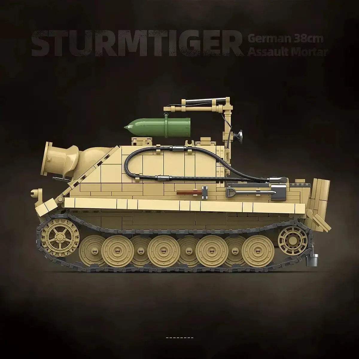 MOC MOC Military Tank Building Blocks Set LEGO Compatible For Kids - ToylandEU