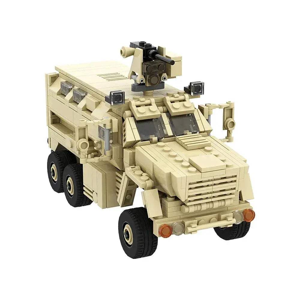 MOC MOC Military Vehicle Building Blocks Caiman MRAP With CROWS Lego Compatible - ToylandEU