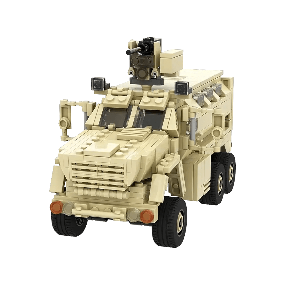 MOC MOC Military Vehicle Building Blocks Caiman MRAP With CROWS Lego Compatible - ToylandEU