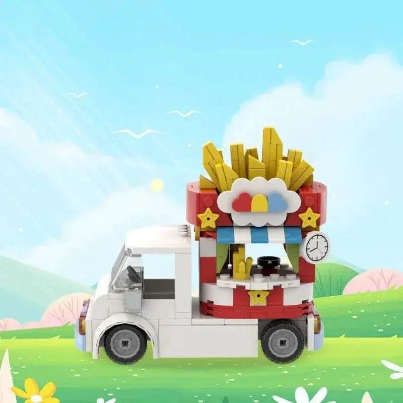  MOC MOC Mini Car Building Blocks French Fries Food Shop Building Bricks MOC -  ToylandEU™