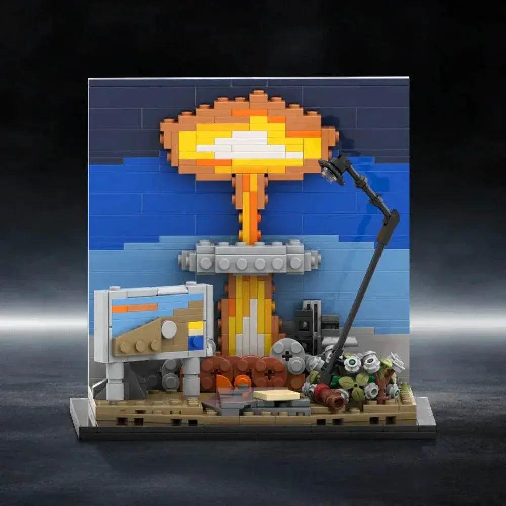  MOC MOC Nuclear Blast Diorama Brick Building Bricks MOC Gift Military Building Blocks -  ToylandEU™