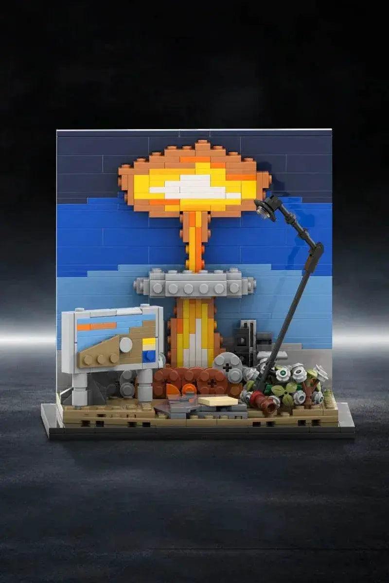  MOC MOC Nuclear Blast Diorama Brick Building Bricks MOC Gift Military Building Blocks -  ToylandEU™