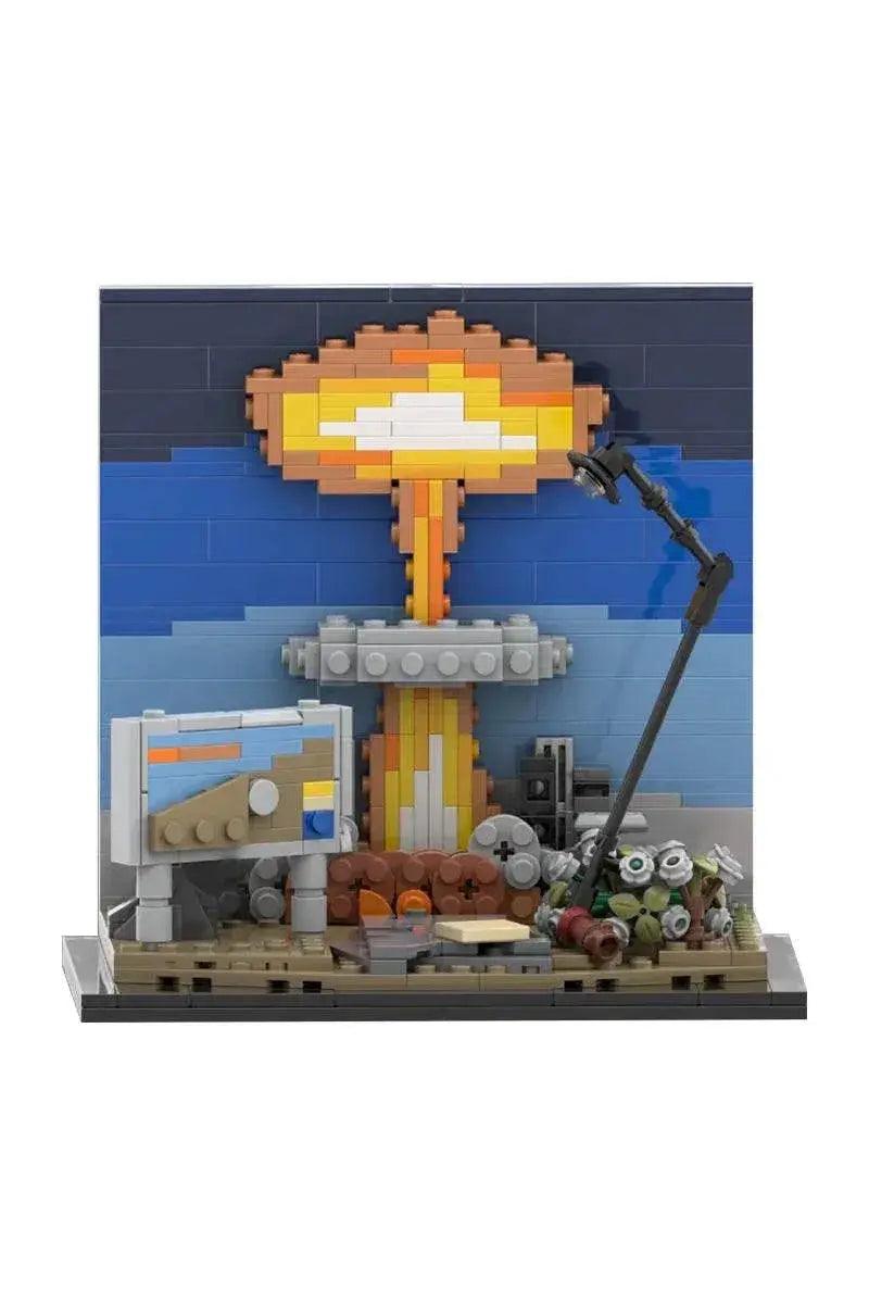  MOC MOC Nuclear Blast Diorama Brick Building Bricks MOC Gift Military Building Blocks -  ToylandEU™