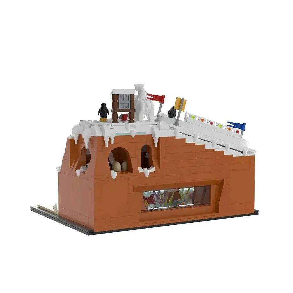  MOC MOC Penguin Pavilion Model Building Blocks Cute Animal Building Bricks MOC -  ToylandEU™
