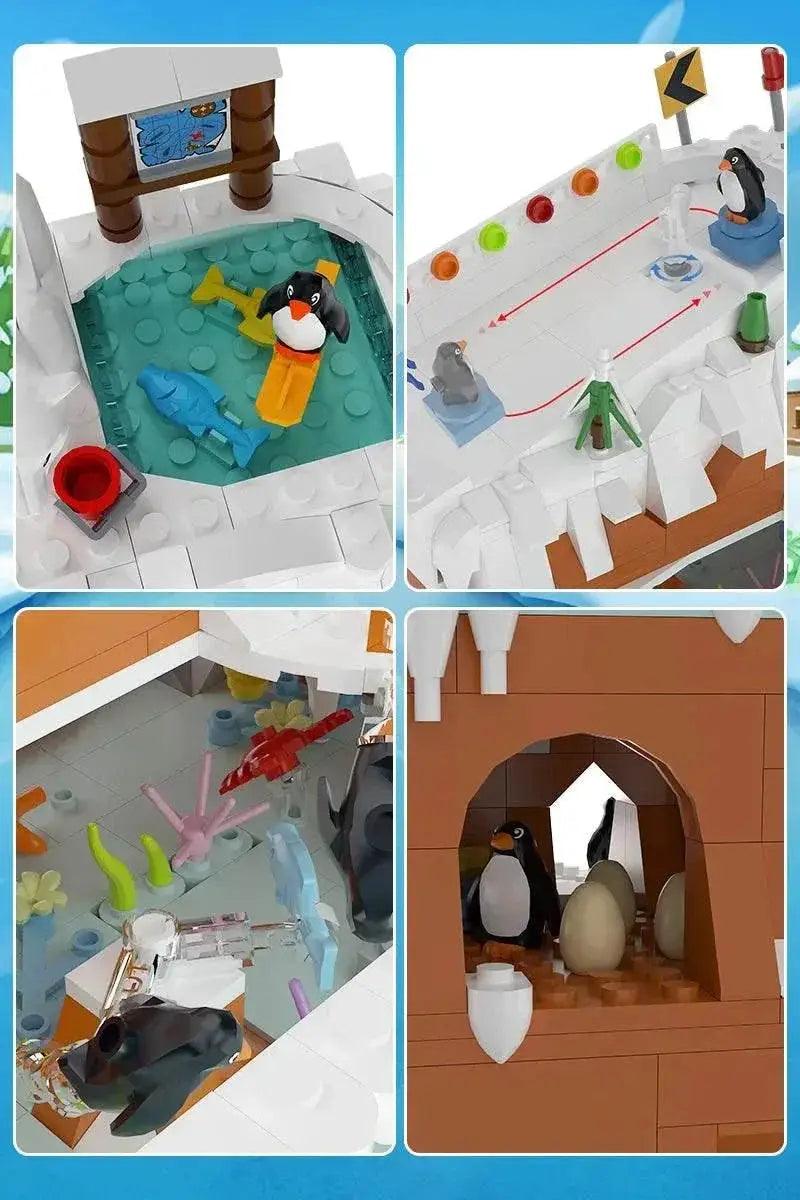  MOC MOC Penguin Pavilion Model Building Blocks Cute Animal Building Bricks MOC -  ToylandEU™